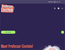 Tablet Screenshot of professoreinstein.com